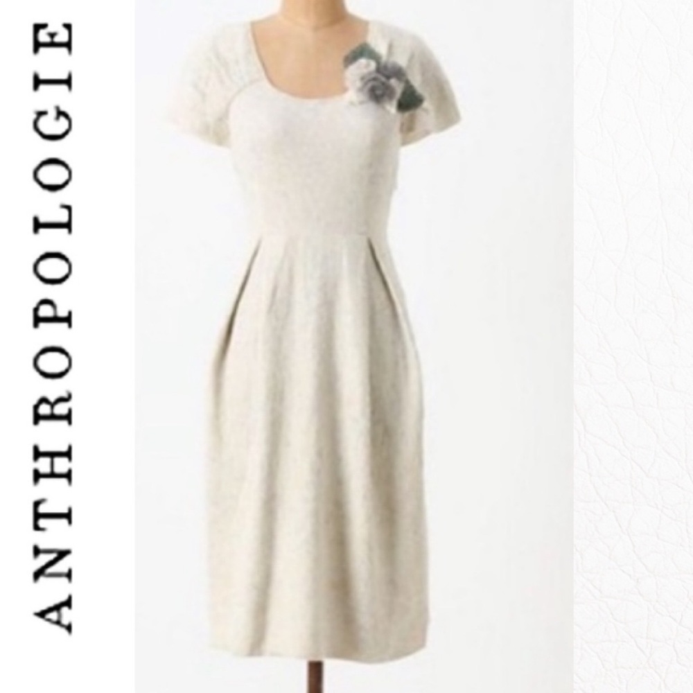 Anthropologie Moth Florists Arrangement Dress
